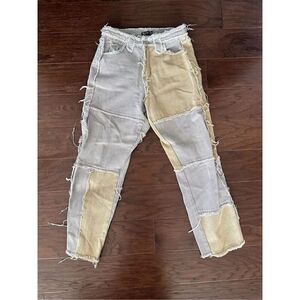 Nasty Gal Patchwork Jeans